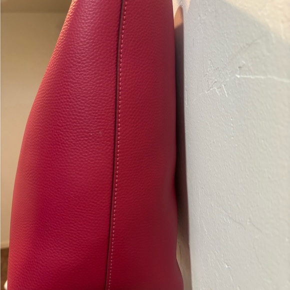 Coach Raspberry Leather Tote - Picture 4 of 5